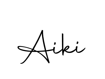 Use a signature maker to create a handwritten signature online. With this signature software, you can design (Autography-DOLnW) your own signature for name Aiki. Aiki signature style 10 images and pictures png