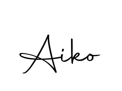 Create a beautiful signature design for name Aiko. With this signature (Autography-DOLnW) fonts, you can make a handwritten signature for free. Aiko signature style 10 images and pictures png