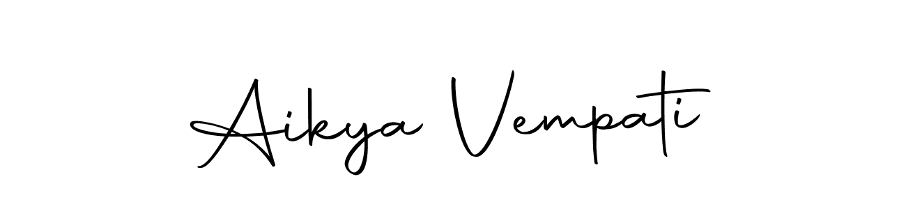 Use a signature maker to create a handwritten signature online. With this signature software, you can design (Autography-DOLnW) your own signature for name Aikya Vempati. Aikya Vempati signature style 10 images and pictures png