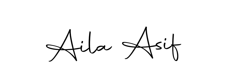 This is the best signature style for the Aila Asif name. Also you like these signature font (Autography-DOLnW). Mix name signature. Aila Asif signature style 10 images and pictures png