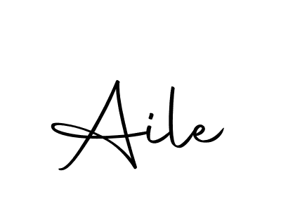 Use a signature maker to create a handwritten signature online. With this signature software, you can design (Autography-DOLnW) your own signature for name Aile. Aile signature style 10 images and pictures png