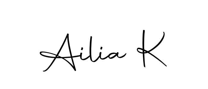 It looks lik you need a new signature style for name Ailia K. Design unique handwritten (Autography-DOLnW) signature with our free signature maker in just a few clicks. Ailia K signature style 10 images and pictures png