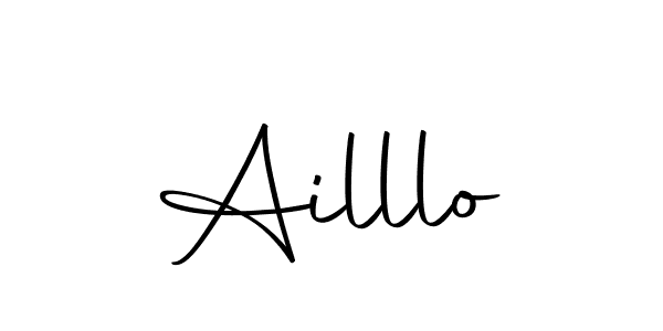 Also we have Ailllo name is the best signature style. Create professional handwritten signature collection using Autography-DOLnW autograph style. Ailllo signature style 10 images and pictures png