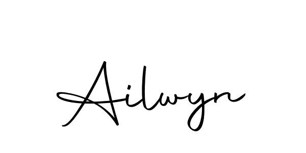 Design your own signature with our free online signature maker. With this signature software, you can create a handwritten (Autography-DOLnW) signature for name Ailwyn. Ailwyn signature style 10 images and pictures png