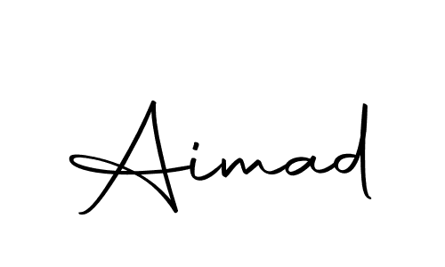 Design your own signature with our free online signature maker. With this signature software, you can create a handwritten (Autography-DOLnW) signature for name Aimad. Aimad signature style 10 images and pictures png