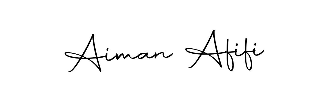 Make a beautiful signature design for name Aiman Afifi. With this signature (Autography-DOLnW) style, you can create a handwritten signature for free. Aiman Afifi signature style 10 images and pictures png