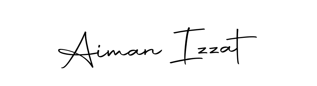 Make a beautiful signature design for name Aiman Izzat. With this signature (Autography-DOLnW) style, you can create a handwritten signature for free. Aiman Izzat signature style 10 images and pictures png