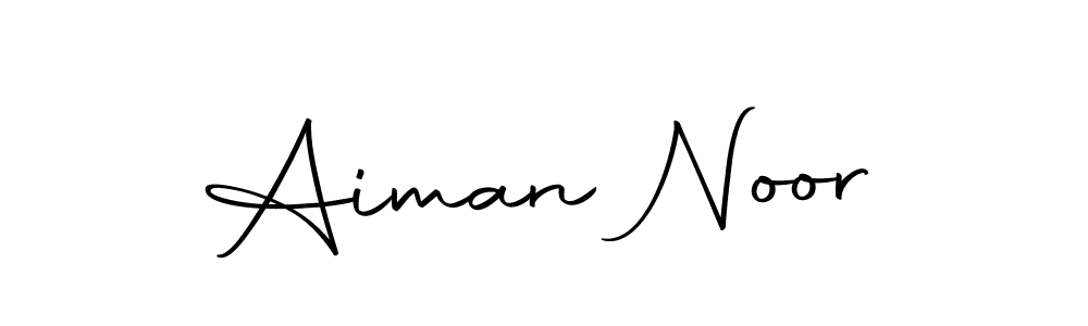 How to make Aiman Noor signature? Autography-DOLnW is a professional autograph style. Create handwritten signature for Aiman Noor name. Aiman Noor signature style 10 images and pictures png