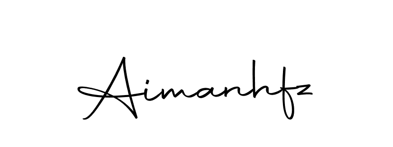 Make a beautiful signature design for name Aimanhfz. With this signature (Autography-DOLnW) style, you can create a handwritten signature for free. Aimanhfz signature style 10 images and pictures png