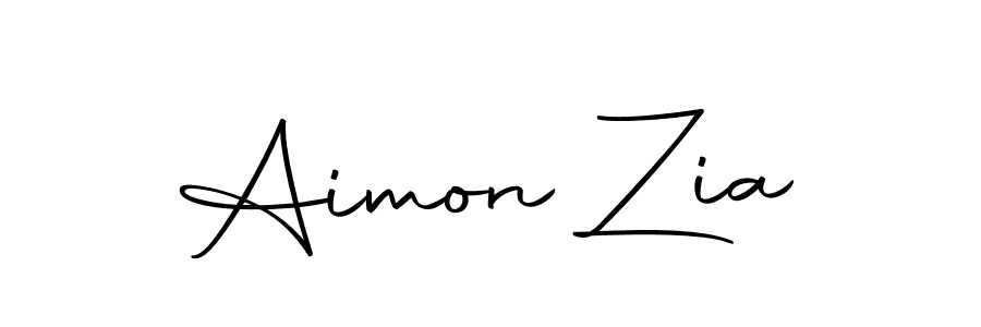 You can use this online signature creator to create a handwritten signature for the name Aimon Zia. This is the best online autograph maker. Aimon Zia signature style 10 images and pictures png