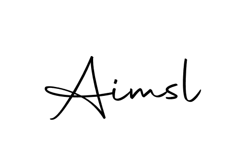 You can use this online signature creator to create a handwritten signature for the name Aimsl. This is the best online autograph maker. Aimsl signature style 10 images and pictures png