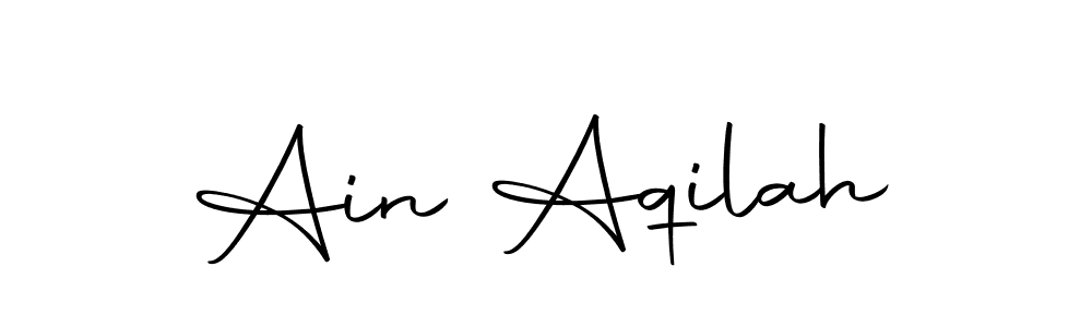 Once you've used our free online signature maker to create your best signature Autography-DOLnW style, it's time to enjoy all of the benefits that Ain Aqilah name signing documents. Ain Aqilah signature style 10 images and pictures png