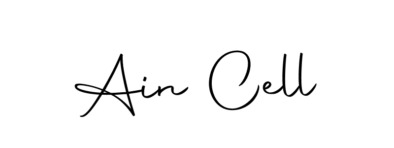 You should practise on your own different ways (Autography-DOLnW) to write your name (Ain Cell) in signature. don't let someone else do it for you. Ain Cell signature style 10 images and pictures png