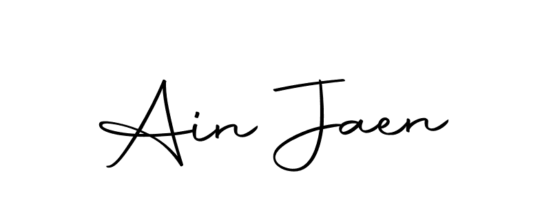 How to make Ain Jaen name signature. Use Autography-DOLnW style for creating short signs online. This is the latest handwritten sign. Ain Jaen signature style 10 images and pictures png