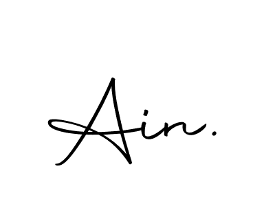 Design your own signature with our free online signature maker. With this signature software, you can create a handwritten (Autography-DOLnW) signature for name Ain.. Ain. signature style 10 images and pictures png