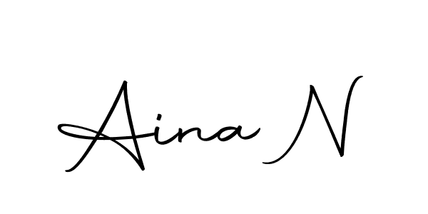 Best and Professional Signature Style for Aina N. Autography-DOLnW Best Signature Style Collection. Aina N signature style 10 images and pictures png