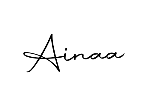 Make a beautiful signature design for name Ainaa. Use this online signature maker to create a handwritten signature for free. Ainaa signature style 10 images and pictures png