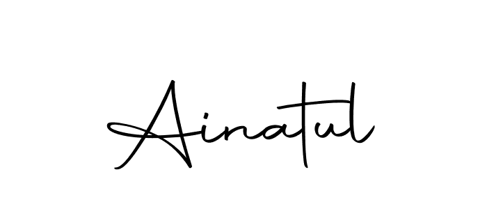 Autography-DOLnW is a professional signature style that is perfect for those who want to add a touch of class to their signature. It is also a great choice for those who want to make their signature more unique. Get Ainatul name to fancy signature for free. Ainatul signature style 10 images and pictures png