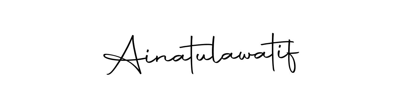 Once you've used our free online signature maker to create your best signature Autography-DOLnW style, it's time to enjoy all of the benefits that Ainatulawatif name signing documents. Ainatulawatif signature style 10 images and pictures png