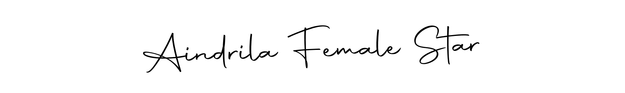 Make a beautiful signature design for name Aindrila Female Star. With this signature (Autography-DOLnW) style, you can create a handwritten signature for free. Aindrila Female Star signature style 10 images and pictures png