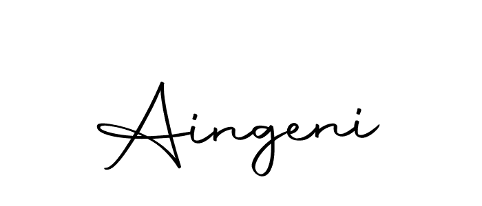 Design your own signature with our free online signature maker. With this signature software, you can create a handwritten (Autography-DOLnW) signature for name Aingeni. Aingeni signature style 10 images and pictures png