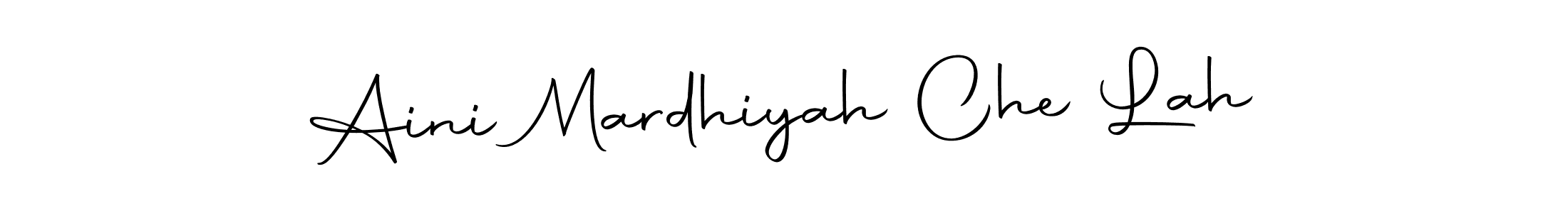 Aini Mardhiyah Che Lah stylish signature style. Best Handwritten Sign (Autography-DOLnW) for my name. Handwritten Signature Collection Ideas for my name Aini Mardhiyah Che Lah. Aini Mardhiyah Che Lah signature style 10 images and pictures png