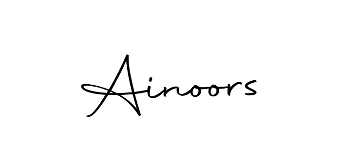 How to make Ainoors signature? Autography-DOLnW is a professional autograph style. Create handwritten signature for Ainoors name. Ainoors signature style 10 images and pictures png