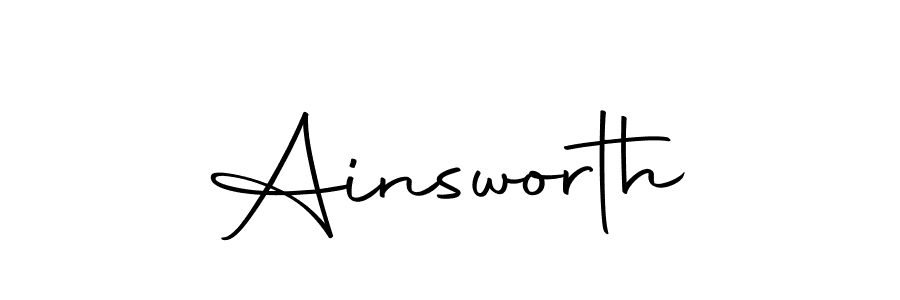 Ainsworth stylish signature style. Best Handwritten Sign (Autography-DOLnW) for my name. Handwritten Signature Collection Ideas for my name Ainsworth. Ainsworth signature style 10 images and pictures png