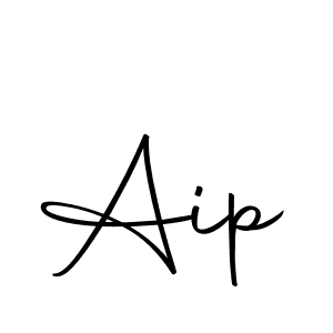 How to make Aip signature? Autography-DOLnW is a professional autograph style. Create handwritten signature for Aip name. Aip signature style 10 images and pictures png