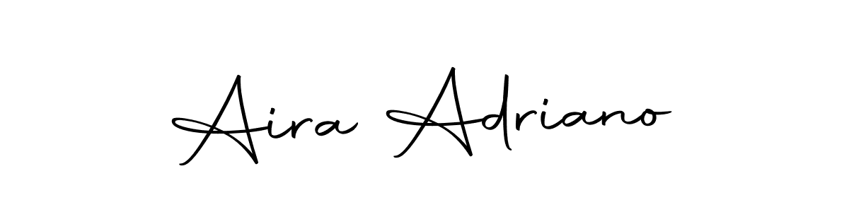 Create a beautiful signature design for name Aira Adriano. With this signature (Autography-DOLnW) fonts, you can make a handwritten signature for free. Aira Adriano signature style 10 images and pictures png