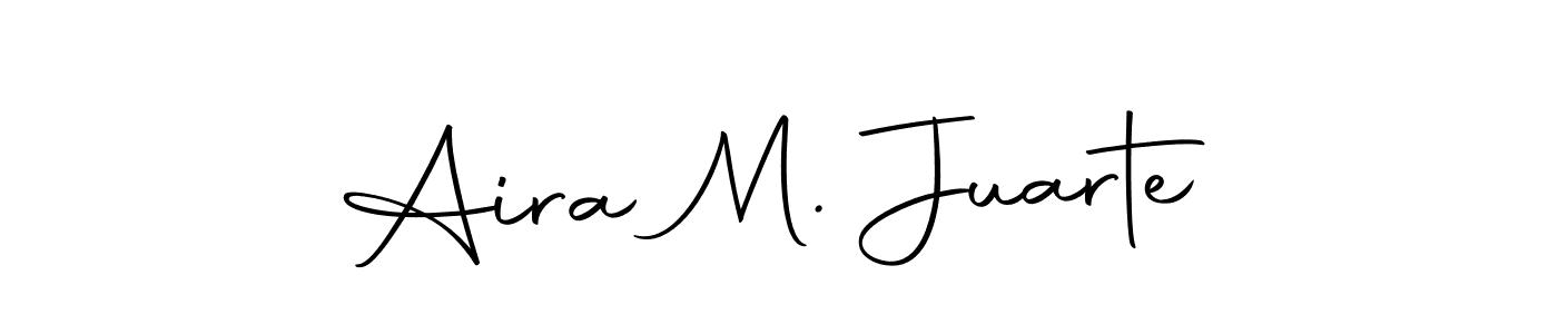 Design your own signature with our free online signature maker. With this signature software, you can create a handwritten (Autography-DOLnW) signature for name Aira M. Juarte. Aira M. Juarte signature style 10 images and pictures png