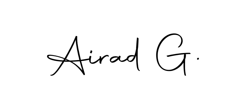 Once you've used our free online signature maker to create your best signature Autography-DOLnW style, it's time to enjoy all of the benefits that Airad G. name signing documents. Airad G. signature style 10 images and pictures png