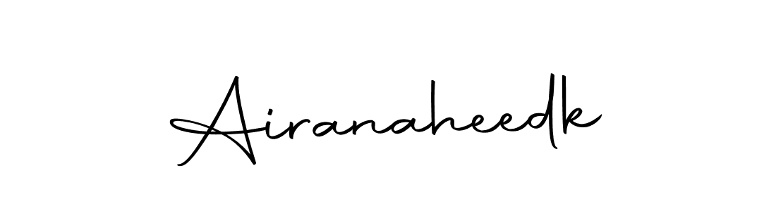 Similarly Autography-DOLnW is the best handwritten signature design. Signature creator online .You can use it as an online autograph creator for name Airanaheedk. Airanaheedk signature style 10 images and pictures png