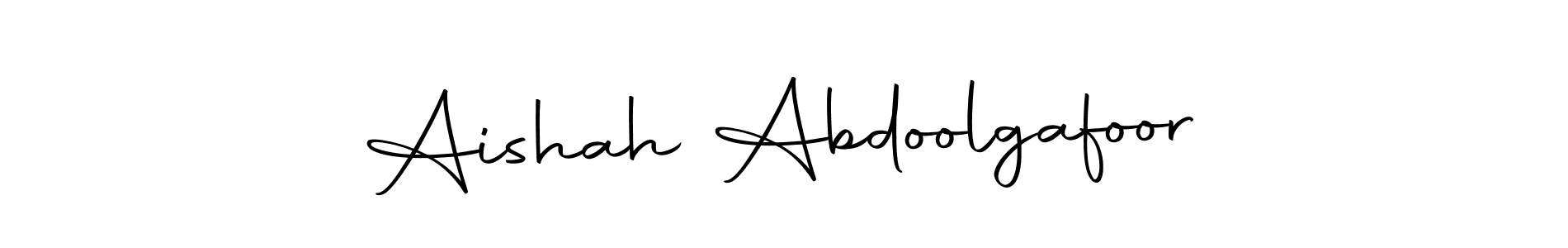 See photos of Aishah Abdoolgafoor official signature by Spectra . Check more albums & portfolios. Read reviews & check more about Autography-DOLnW font. Aishah Abdoolgafoor signature style 10 images and pictures png