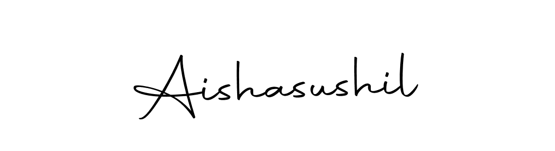 You should practise on your own different ways (Autography-DOLnW) to write your name (Aishasushil) in signature. don't let someone else do it for you. Aishasushil signature style 10 images and pictures png