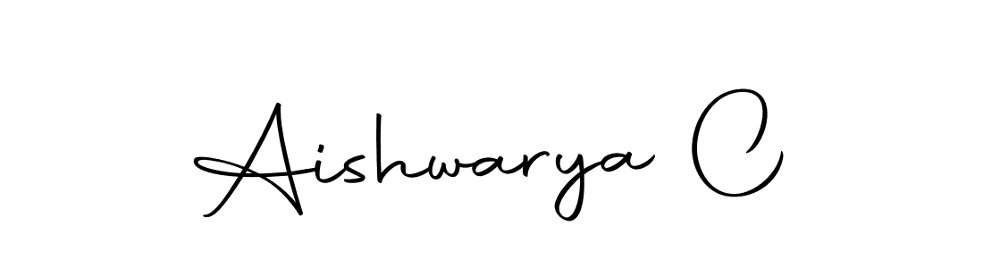 Create a beautiful signature design for name Aishwarya C. With this signature (Autography-DOLnW) fonts, you can make a handwritten signature for free. Aishwarya C signature style 10 images and pictures png