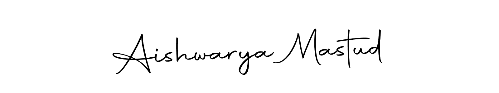 Design your own signature with our free online signature maker. With this signature software, you can create a handwritten (Autography-DOLnW) signature for name Aishwarya Mastud. Aishwarya Mastud signature style 10 images and pictures png