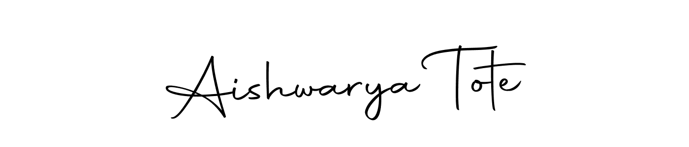 How to make Aishwarya Tote name signature. Use Autography-DOLnW style for creating short signs online. This is the latest handwritten sign. Aishwarya Tote signature style 10 images and pictures png