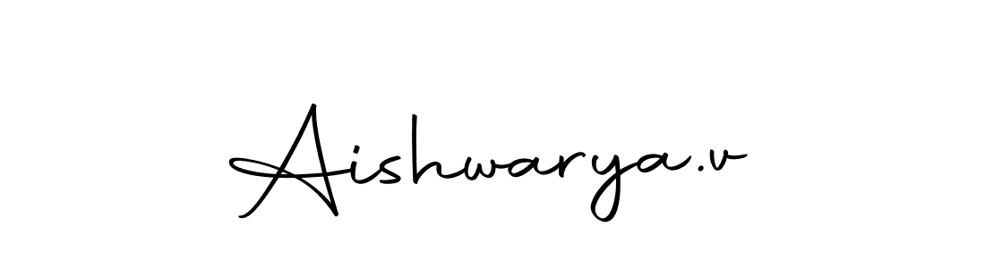 You can use this online signature creator to create a handwritten signature for the name Aishwarya.v. This is the best online autograph maker. Aishwarya.v signature style 10 images and pictures png