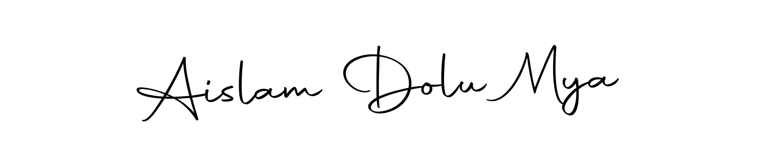 How to make Aislam Dolu Mya signature? Autography-DOLnW is a professional autograph style. Create handwritten signature for Aislam Dolu Mya name. Aislam Dolu Mya signature style 10 images and pictures png