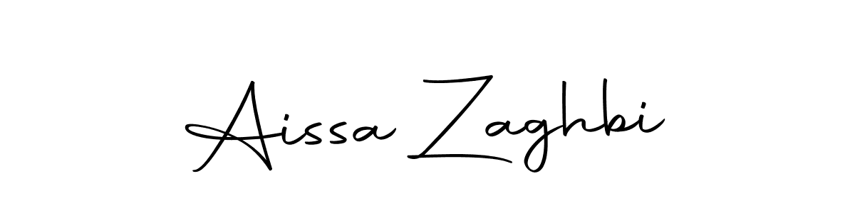 Make a short Aissa Zaghbi signature style. Manage your documents anywhere anytime using Autography-DOLnW. Create and add eSignatures, submit forms, share and send files easily. Aissa Zaghbi signature style 10 images and pictures png