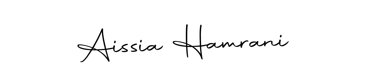 You can use this online signature creator to create a handwritten signature for the name Aissia Hamrani. This is the best online autograph maker. Aissia Hamrani signature style 10 images and pictures png