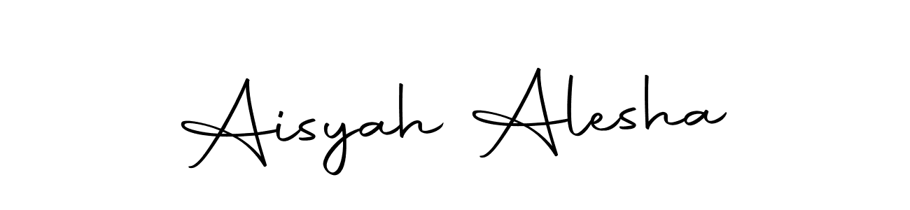 It looks lik you need a new signature style for name Aisyah Alesha. Design unique handwritten (Autography-DOLnW) signature with our free signature maker in just a few clicks. Aisyah Alesha signature style 10 images and pictures png