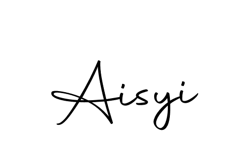 Make a beautiful signature design for name Aisyi. With this signature (Autography-DOLnW) style, you can create a handwritten signature for free. Aisyi signature style 10 images and pictures png