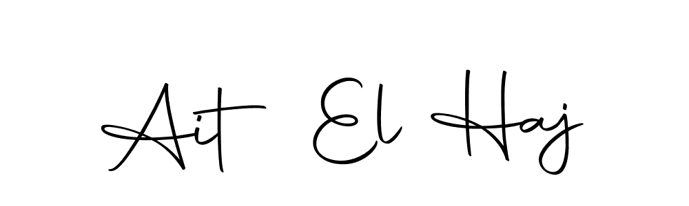 Create a beautiful signature design for name Ait El Haj. With this signature (Autography-DOLnW) fonts, you can make a handwritten signature for free. Ait El Haj signature style 10 images and pictures png