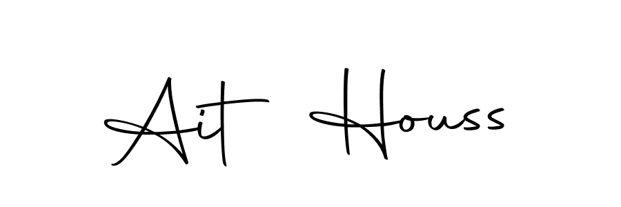 Here are the top 10 professional signature styles for the name Ait Houss. These are the best autograph styles you can use for your name. Ait Houss signature style 10 images and pictures png