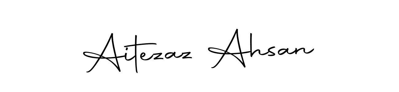 Use a signature maker to create a handwritten signature online. With this signature software, you can design (Autography-DOLnW) your own signature for name Aitezaz Ahsan. Aitezaz Ahsan signature style 10 images and pictures png