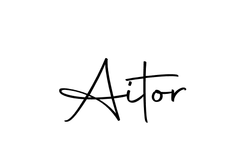 Similarly Autography-DOLnW is the best handwritten signature design. Signature creator online .You can use it as an online autograph creator for name Aitor. Aitor signature style 10 images and pictures png