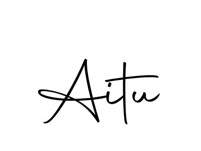 Make a beautiful signature design for name Aitu. With this signature (Autography-DOLnW) style, you can create a handwritten signature for free. Aitu signature style 10 images and pictures png