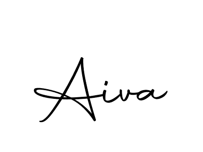 Make a beautiful signature design for name Aiva. Use this online signature maker to create a handwritten signature for free. Aiva signature style 10 images and pictures png